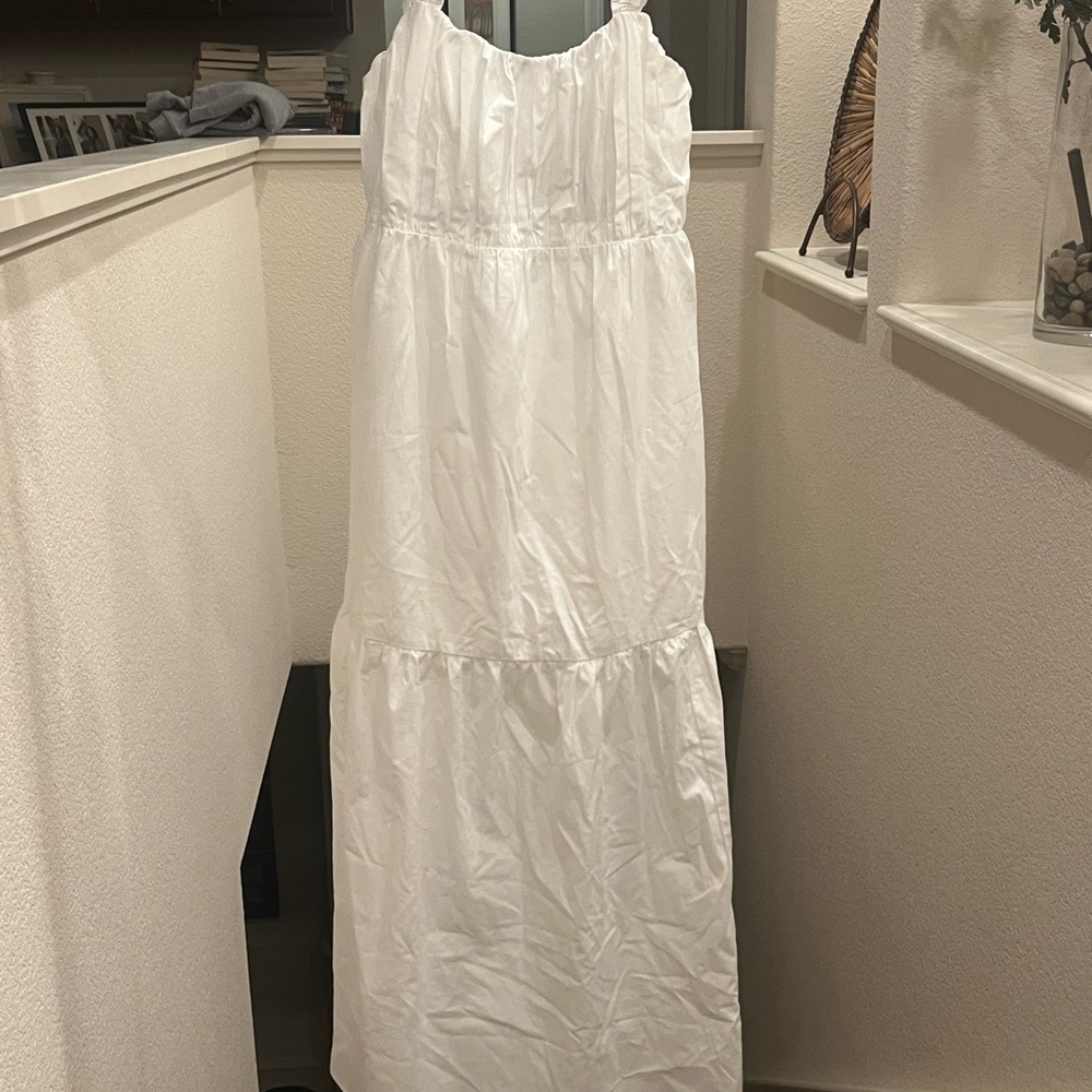 White Tank Maxi Dress - Abercrombie